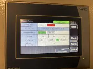 Display, Kühlwassermanagement, WeTronik KT, Sabo,