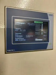 Display, Datenspeicher, Online, Anzeige, für einen Absalzcomputer, mit Regelung, Protokollierung und Übersicht der Verbrauchsmengen