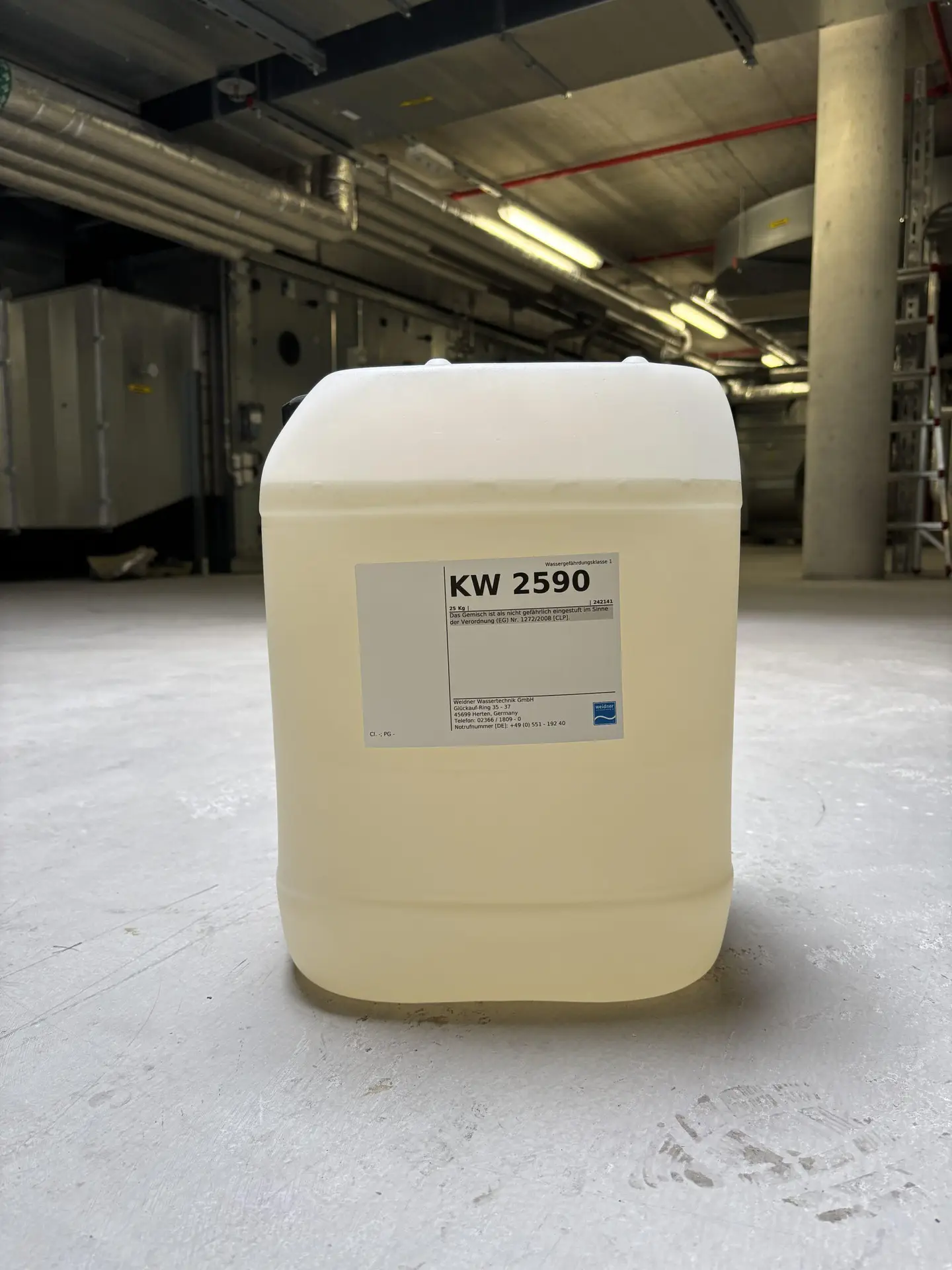 Korrosionsschutz im Kanister für Kühlwasser, Kühltürme