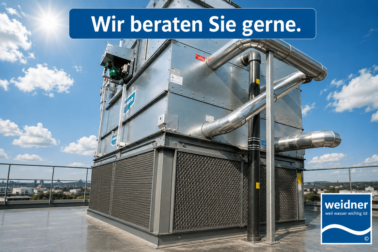 Mehr über den Artikel erfahren Wasseraufbereitung für Kühlwasser im Kühlturm | CHEMDORADO